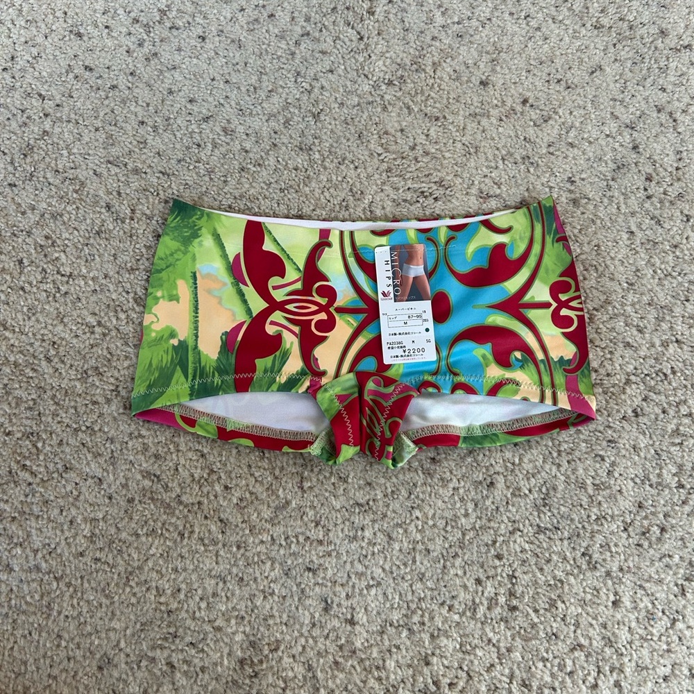 Wacoal Vintage Japan Patterned Micro Shorts